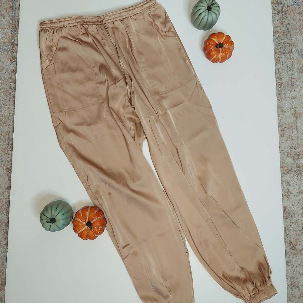 Jogger styled Satin pants